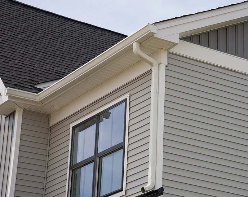 Seamless gutters in Hancock Michigan